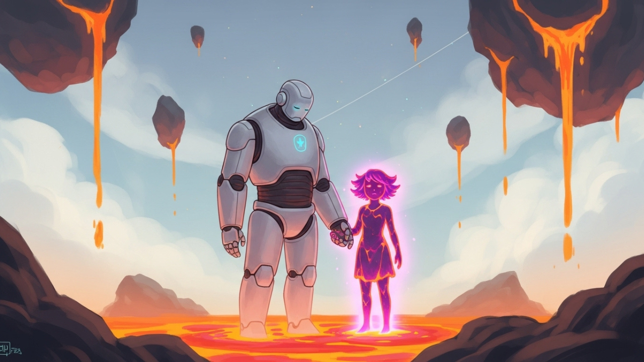 The Symbolism of Lavagirls Robot Friend in Sharkboy Universe