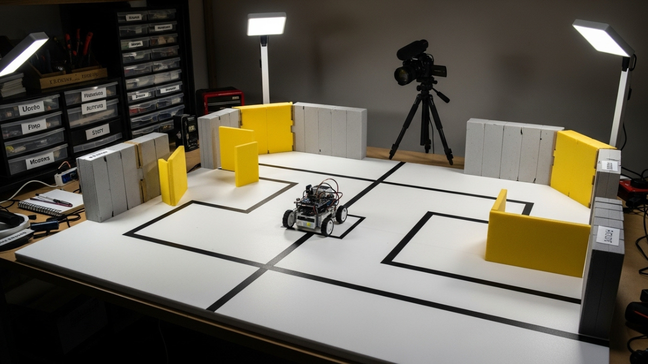How to build a DIY robot testing station