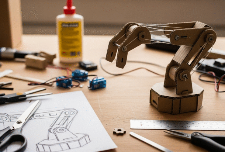 How to prototype robot arms using cardboard