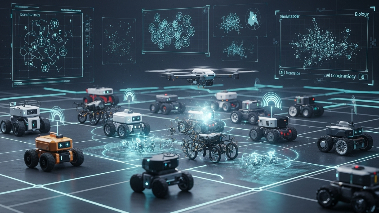 Latest trends in swarm robotics coordination