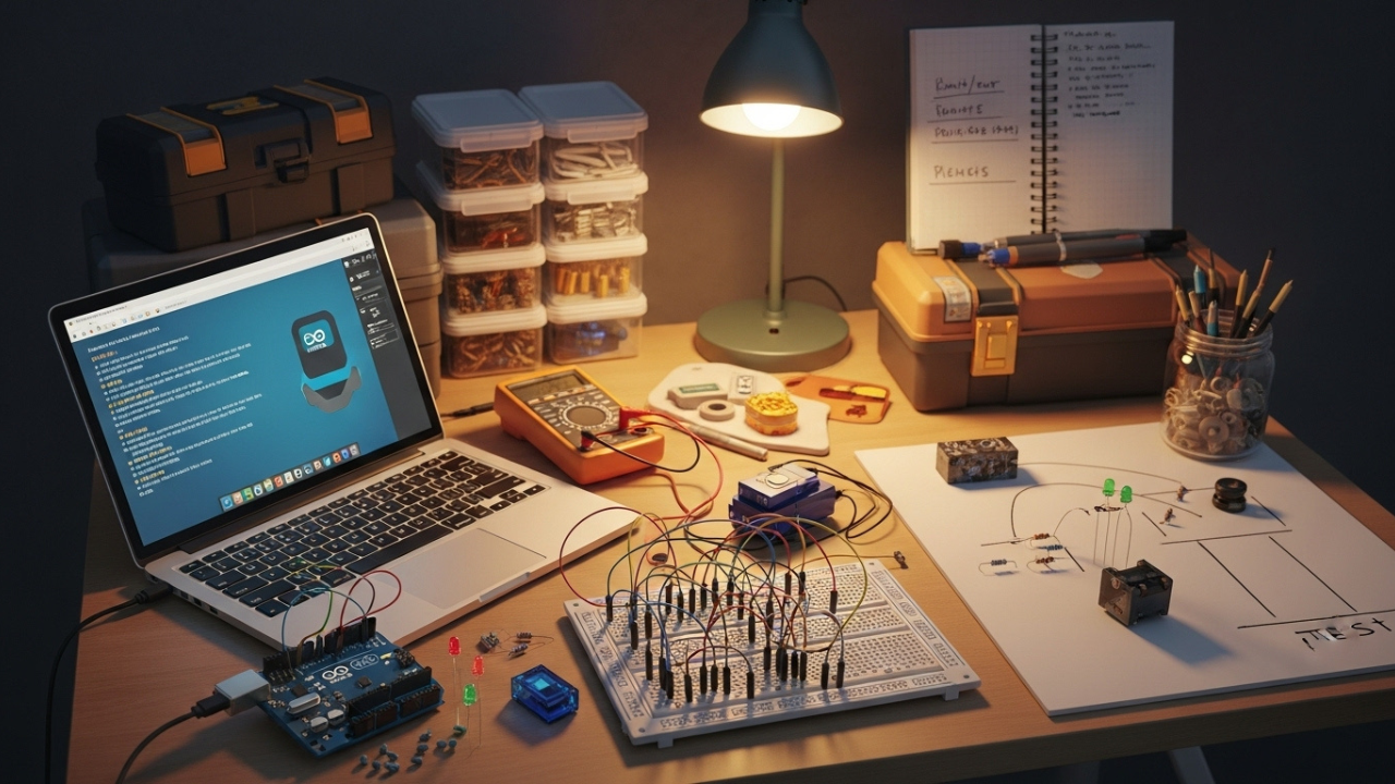 Setting up a low-budget Arduino robotics lab
